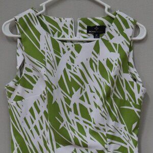 Ronni Nicole Green Abstract Print Dress Size 8P